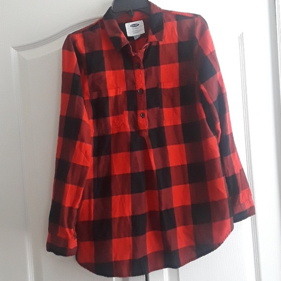 Old Navy Tops - Women's Maternity plaid/checkered shirt